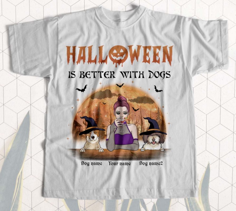 halloween-gift-for-dog-mom-t-shirt
