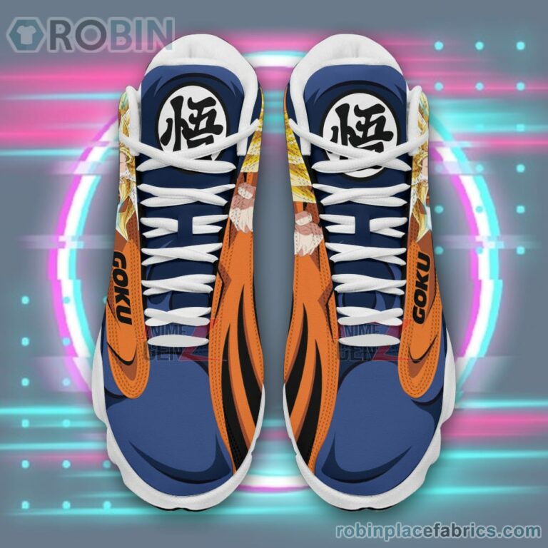 Anime Shoes Dragon Ball Sneakers Goku Super Saiyan Air Jordan