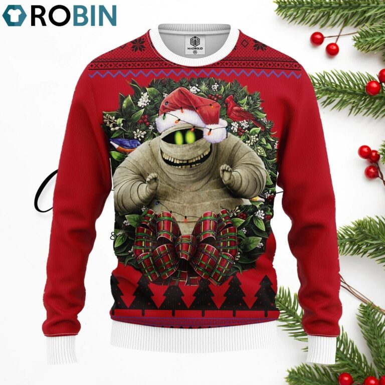 Muzan Kibutsuji Christmas Demon Slayer Anime Ugly Christmas Sweater Red