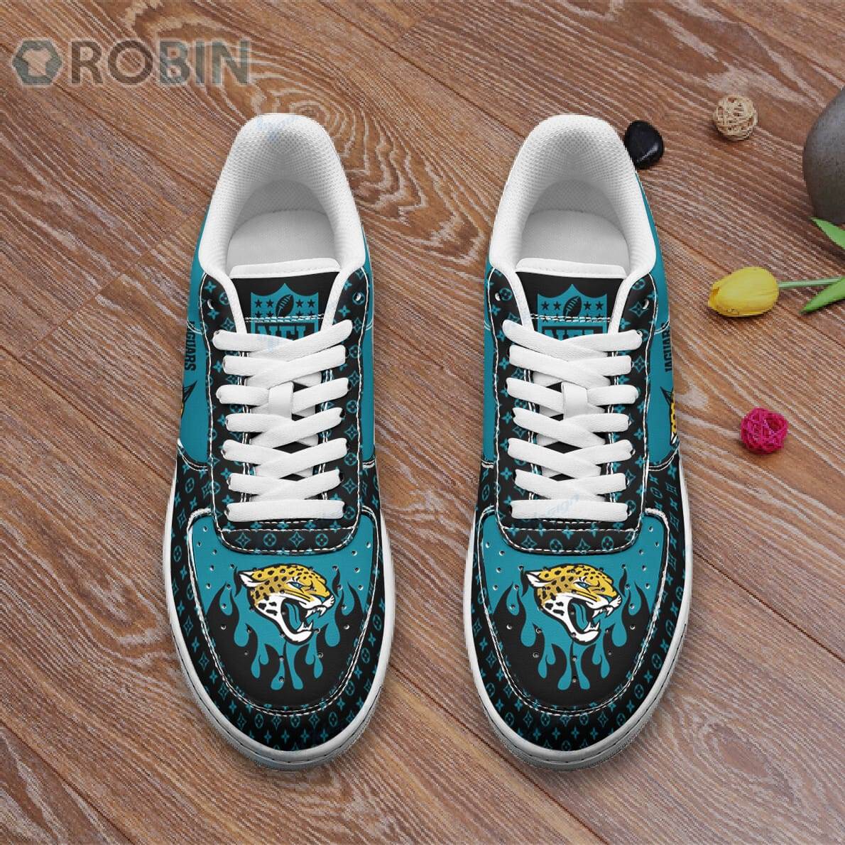 Jacksonville Jaguars CUSTOM Nike Air Force Shoes 