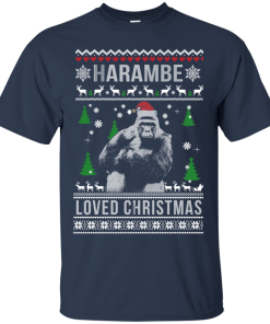 Harambe Loved Christmas Sweater, T-Shirt, Long Sleeve Harambe Loved Christmas Sweater, T-Shirt, Long Sleeve