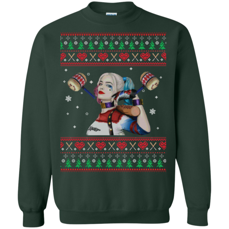 Harley Quinn: Unisex Christmas Sweater, Tshirt, Hoodie