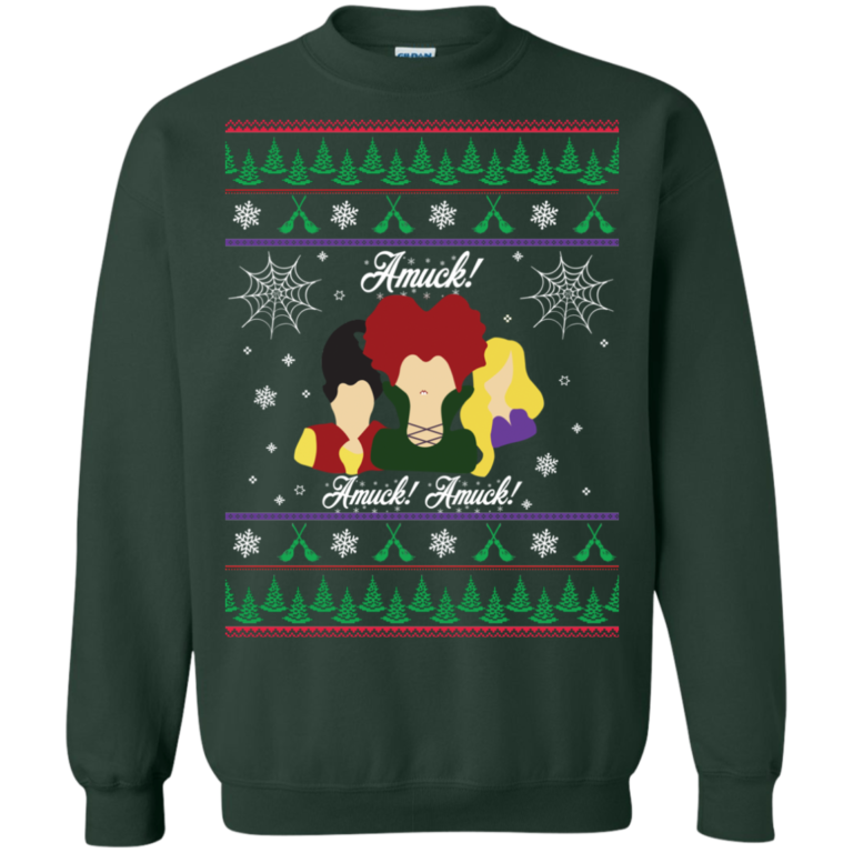 Hocus Pocus Amuck: Halloween – Christmas Sweater, Tshirt