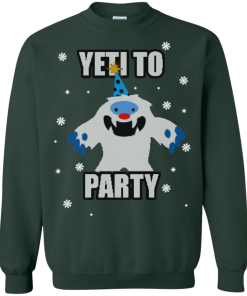 Yeti To Party Christmas Sweater, Long Sleeve, Hoodie