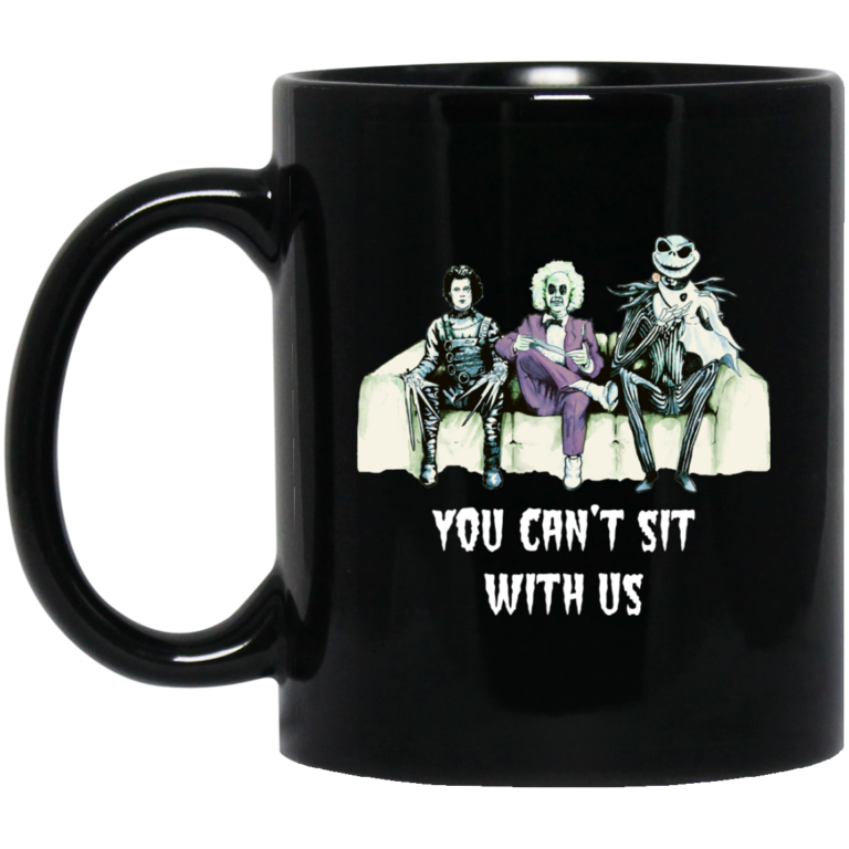 Halloween: Tim Burton You can’t sit with us coffee mugs
