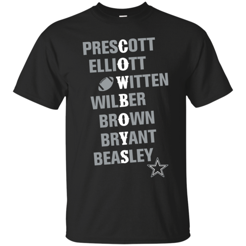 Dallas Cowboys – Player Team Names tshirt, tank, hoodie