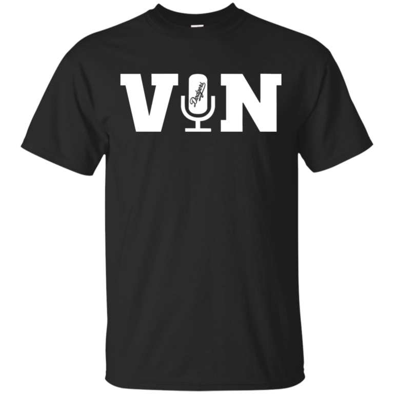Vin Scully Microphone – Dodgers T Shirt, Hoodies, Tank
