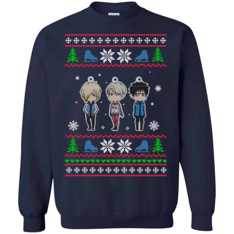 Yuri on Ice Christmas Sweater, T Shirt, Hoodie
