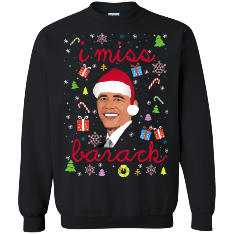 I miss Barack Obama christmas sweater, tshirt, long sleeve