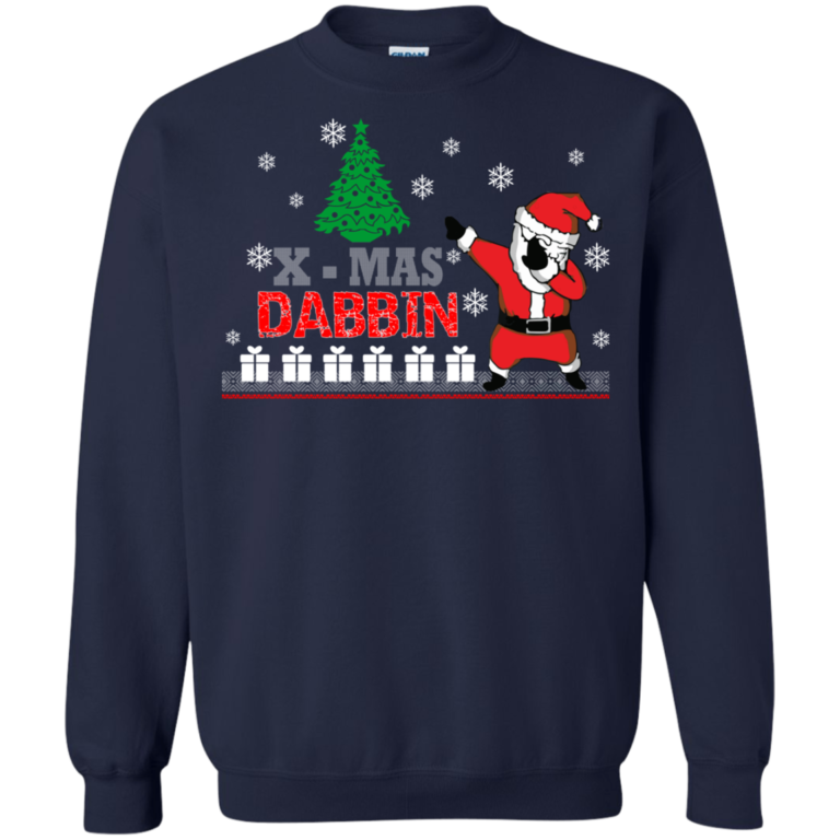 Christmas: Xmas Dabbin Santa sweater, tshirt, long sleeve