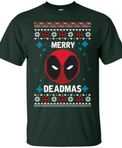 Deadpool Christmas Sweater Tshirt Long Sleeve