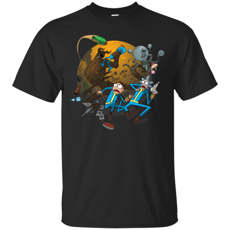 Rick and Morty Meet Fallout Tshirt, Tank, Hoodie