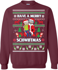 Rick And Morty: Have A Merry Schwiftmas Christmas Sweater Rick And Morty: Have A Merry Schwiftmas Christmas Sweater