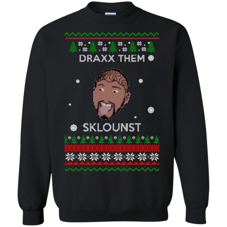 Christmas Shirt: Draxx Them Sklounst Christmas Sweater, T-Shirt, Long Sleeve