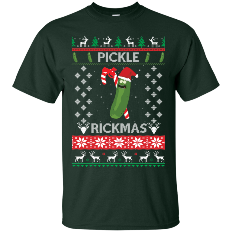 Rick and Morty Christmas Sweater: Pickle Rickmas Xmas Tshirt, Sweater