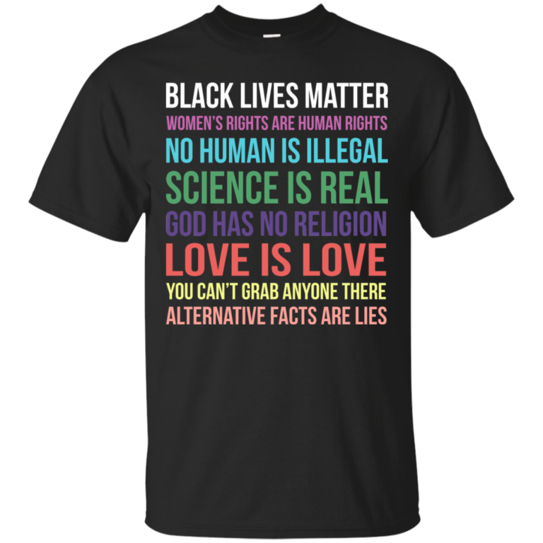 Black lives matter women’s rights are human rights tshirt, tank