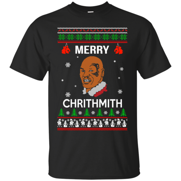 Mike Tyson Merry Chrithmith Christmas Sweater, Tshirt, Long Sleeve