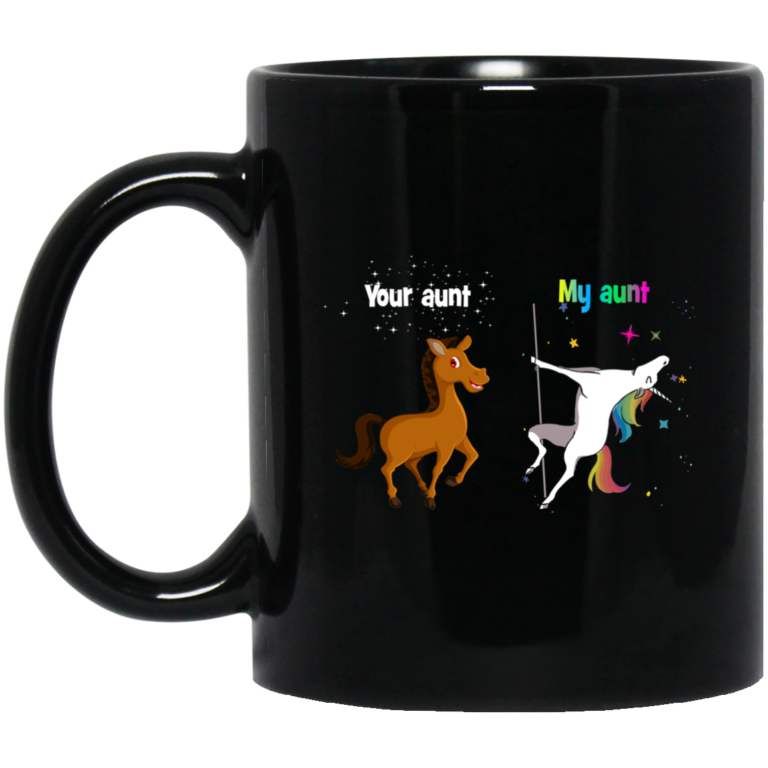 Your aunt Horse and My aunt unicorn Coffee mugs