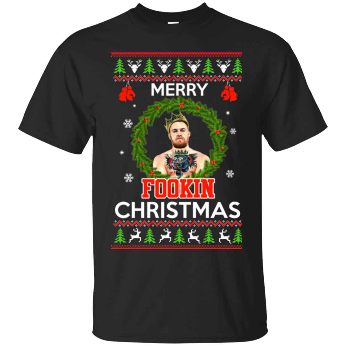McGregor Merry Fookin Christmas Tshirt, Sweater