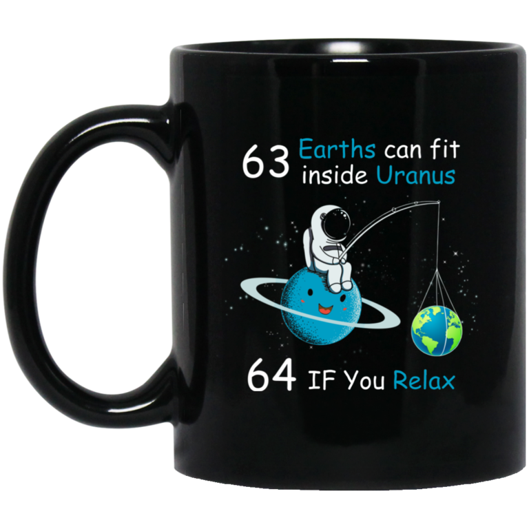 63 Earths can fit inside Uranus Coffee Mugs