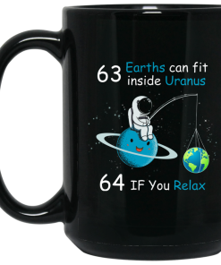 63 Earths can fit inside Uranus Coffee Mugs