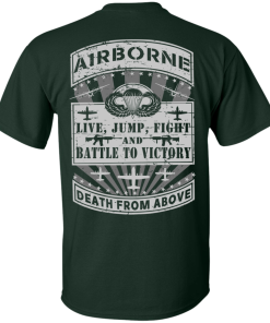 Airborne Death from above Tshirt, Long sleeve
