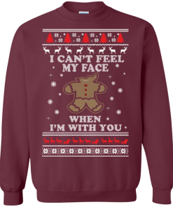 Gingerbread Christmas Sweater – I Can’t Feel My Face Shirt