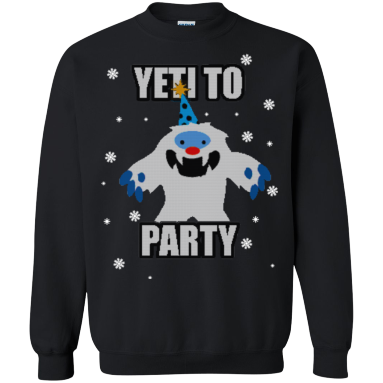Christmas Sweater: Yeti To Party Christmas Sweatshirt