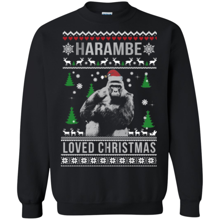 Harambe Loved Christmas Sweater
