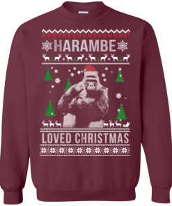Harambe Loved Christmas Sweater