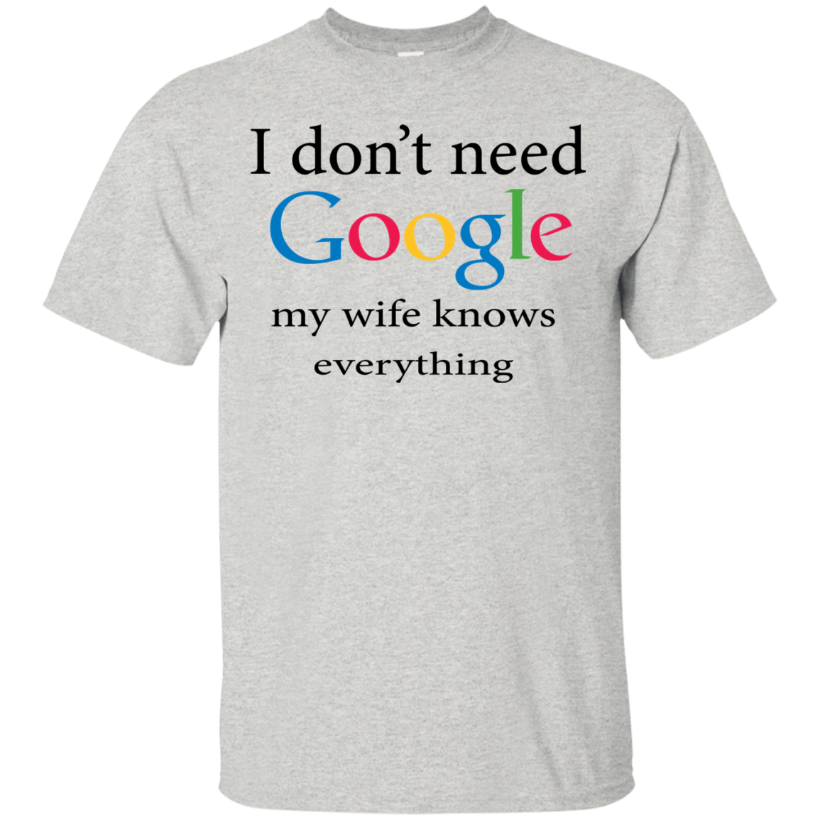 I dont need my wife knows everythings T shirt, Long Sleeve ... picture