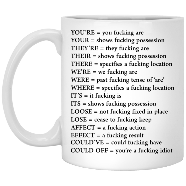 Mug Guide To Grammar Coffee Mugs