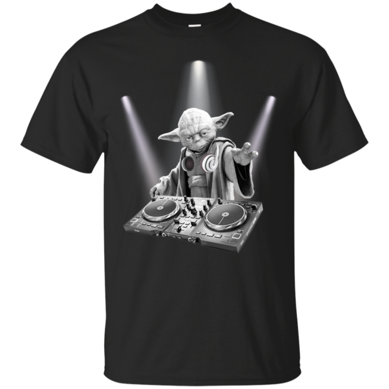 Joda DJ – Joda playing music t shirt, long sleeve, hoodie
