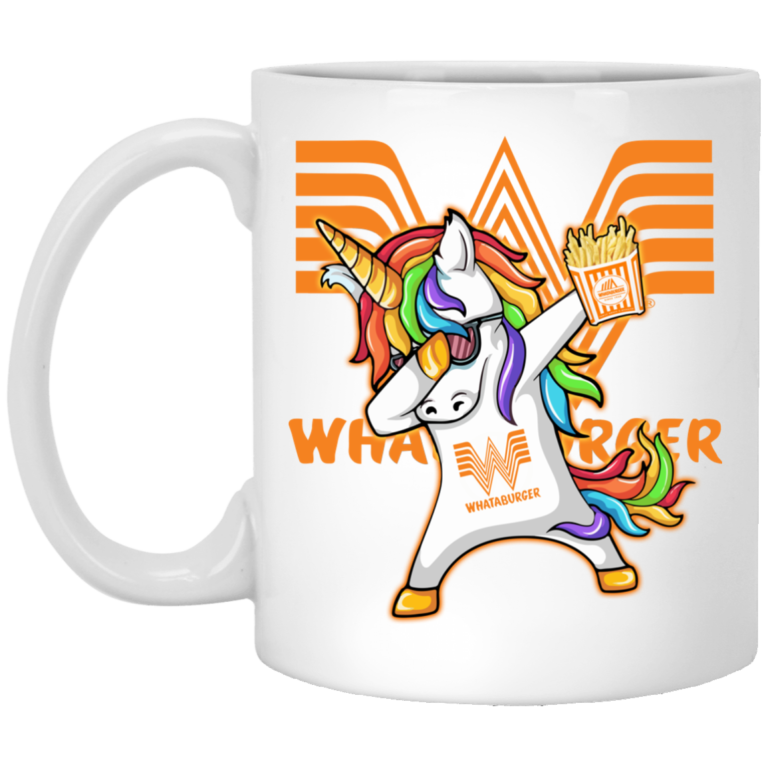 Unicorn Dabbing – Whataburger Coffee Mugs