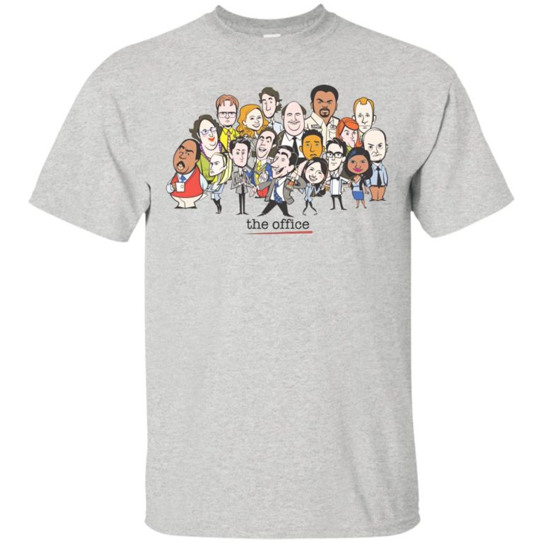 The Office Cartoons Character t shirt, long sleeve, hoodie