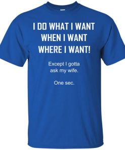 I Do What I Want When I Want Where I Want t shirt, long sleeve, hoodie