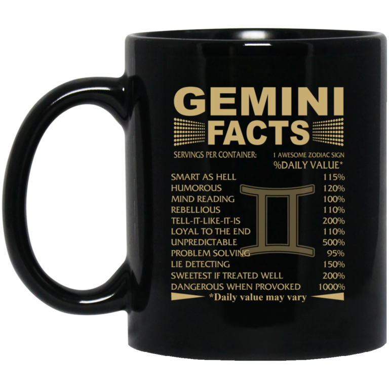 Best Gemini Facts Mug, Gemini Mug