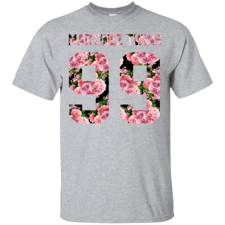 Martinez Twins – Colorful Flowers t shirt, long sleeve, hoodie
