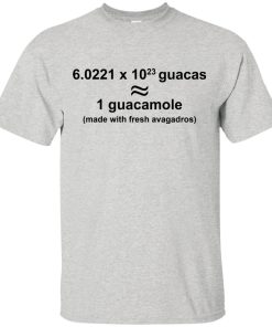 Made with fresh avagadros t shirt, long sleeve, hoodie