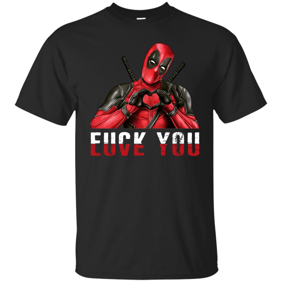 Deadpool Fuck You Love You T Shirt Long Sleeve Hoodie