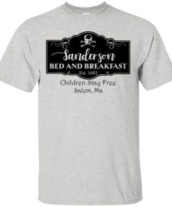 Sanderson bed and breakfast est 1693 children stay free salem ma t shirt