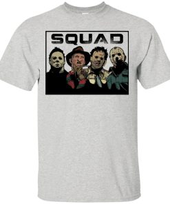 The Nightmare Squad: Michael Myers – Krueger – Leatherface – Jason t shirt, tank, long sleeve The Nightmare Squad: Michael Myers – Krueger – Leatherface – Jason t shirt, tank, long sleeve