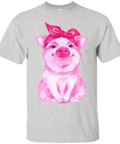 Cute bandana Pig t shirt, tank