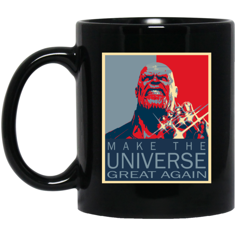 Thanos: Make the universe great again mugs