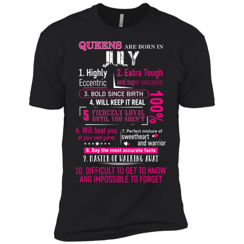 queens are born in july shirts