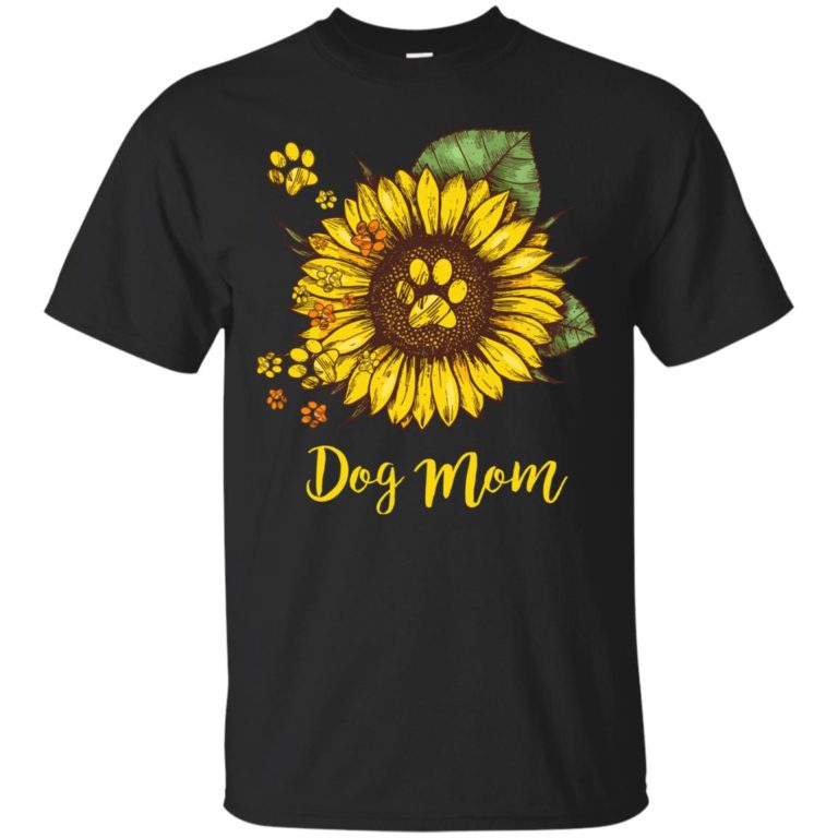 Dog mom – sunflower t shirt, tank, hoodie