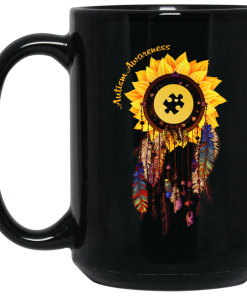 Autism Awareness Dream Catcher Sunflower Mugs Autism Awareness Dream Catcher Sunflower Mugs