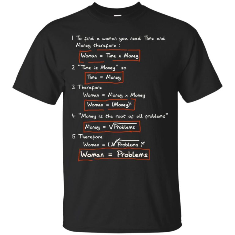 To Find A Woman You Need Time And Money Shirt