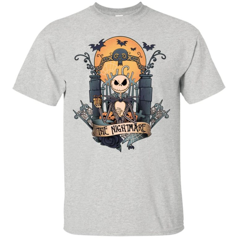 Jack Skellington The Nightmare t shirt, ls, sweatshirt