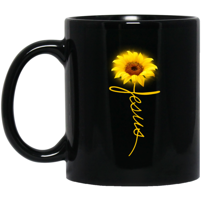 Sunflower Jesus Mugs